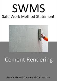 Cement Rendering (solid plastering) SWMS