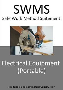 Electrical Equipment (Portable) SWMS - Construction Safety Wise