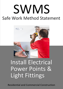 Install Electrical Power Points & Light Fittings SWMS