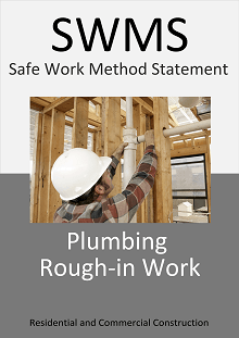 Plumbing rough-in work SWMS