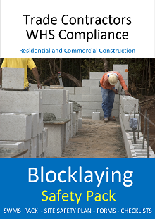 Blocklaying SWMS and Safety Docs
